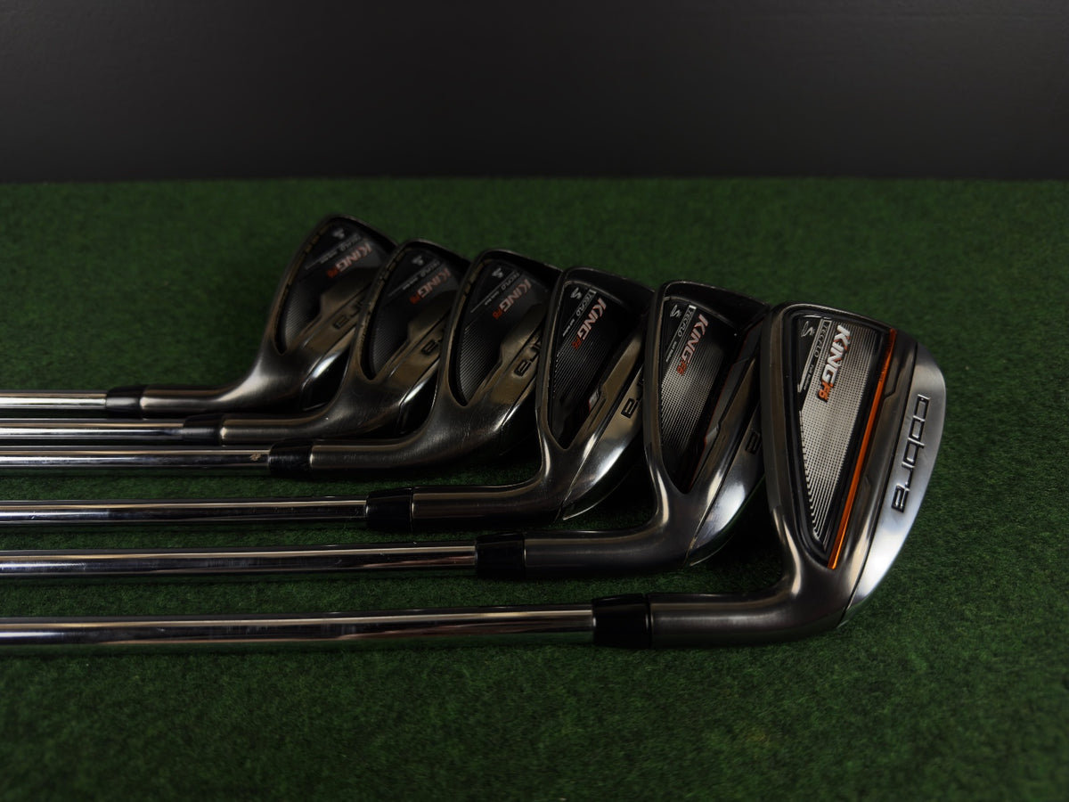 Cobra F6 Iron Set / 5 - PW / Cobra King Stiff Flex / USED